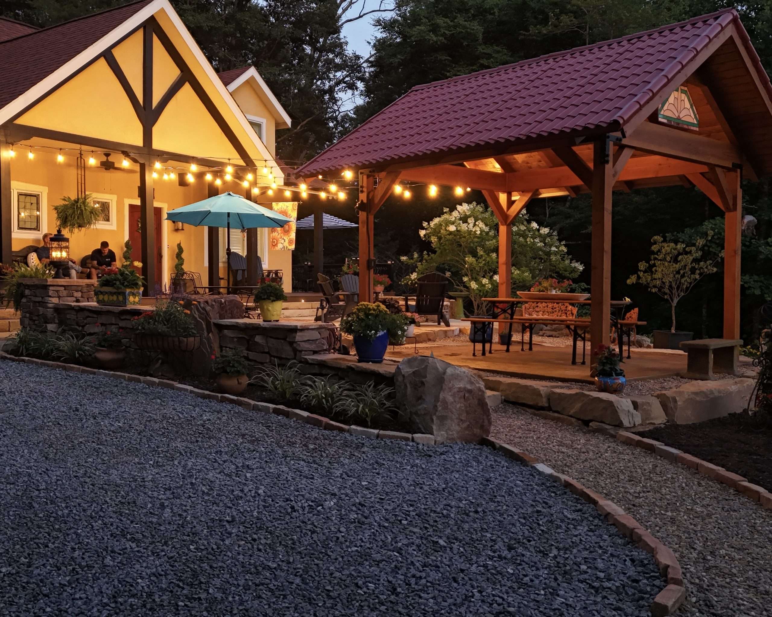 Laughter Family Hardscapes outdoor living project